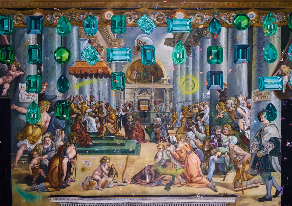 东方故事—孔雀绿